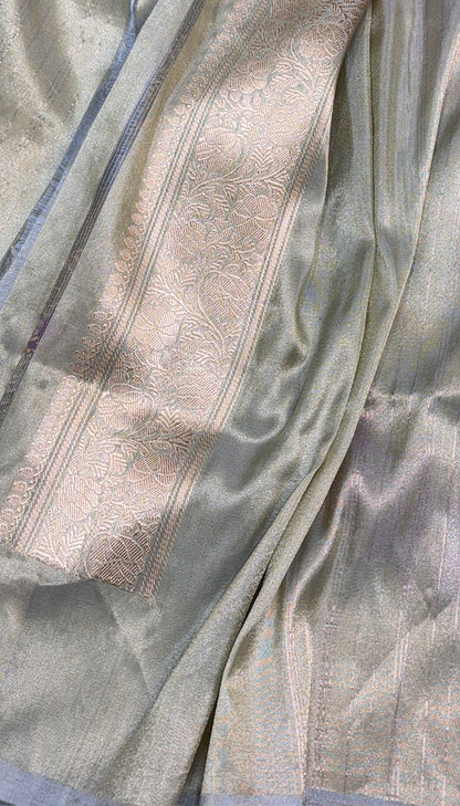 Tissue Banarasi Rankaat Handwoven Saree