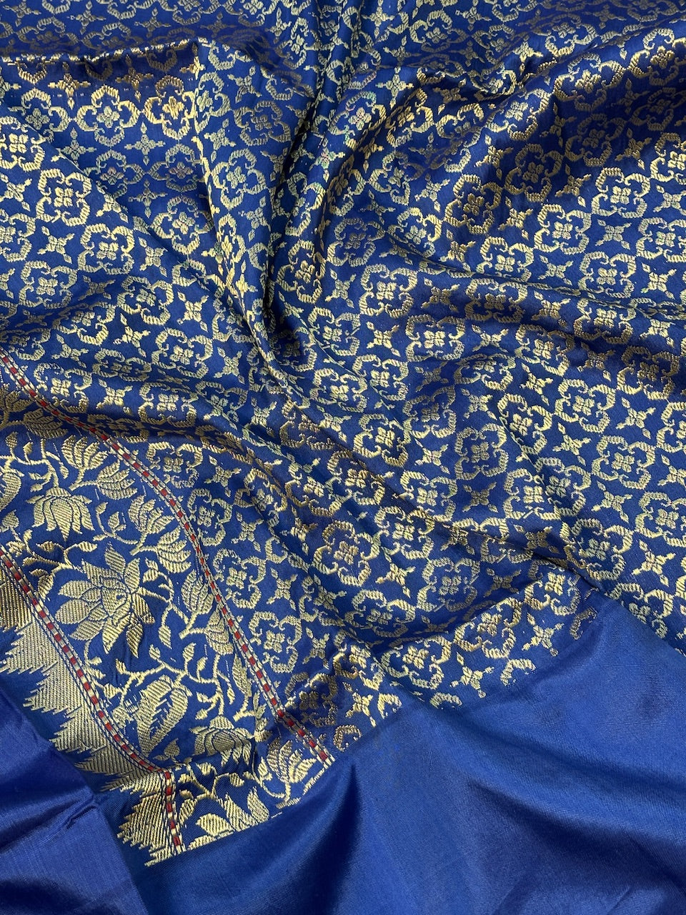 Green Pure Banarasi Ektara  Silk Handwoven Saree