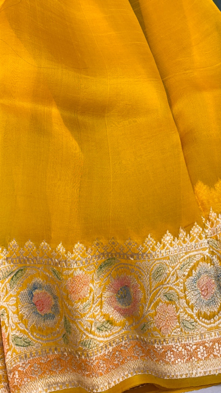 Banarasi Kora Silk Saree