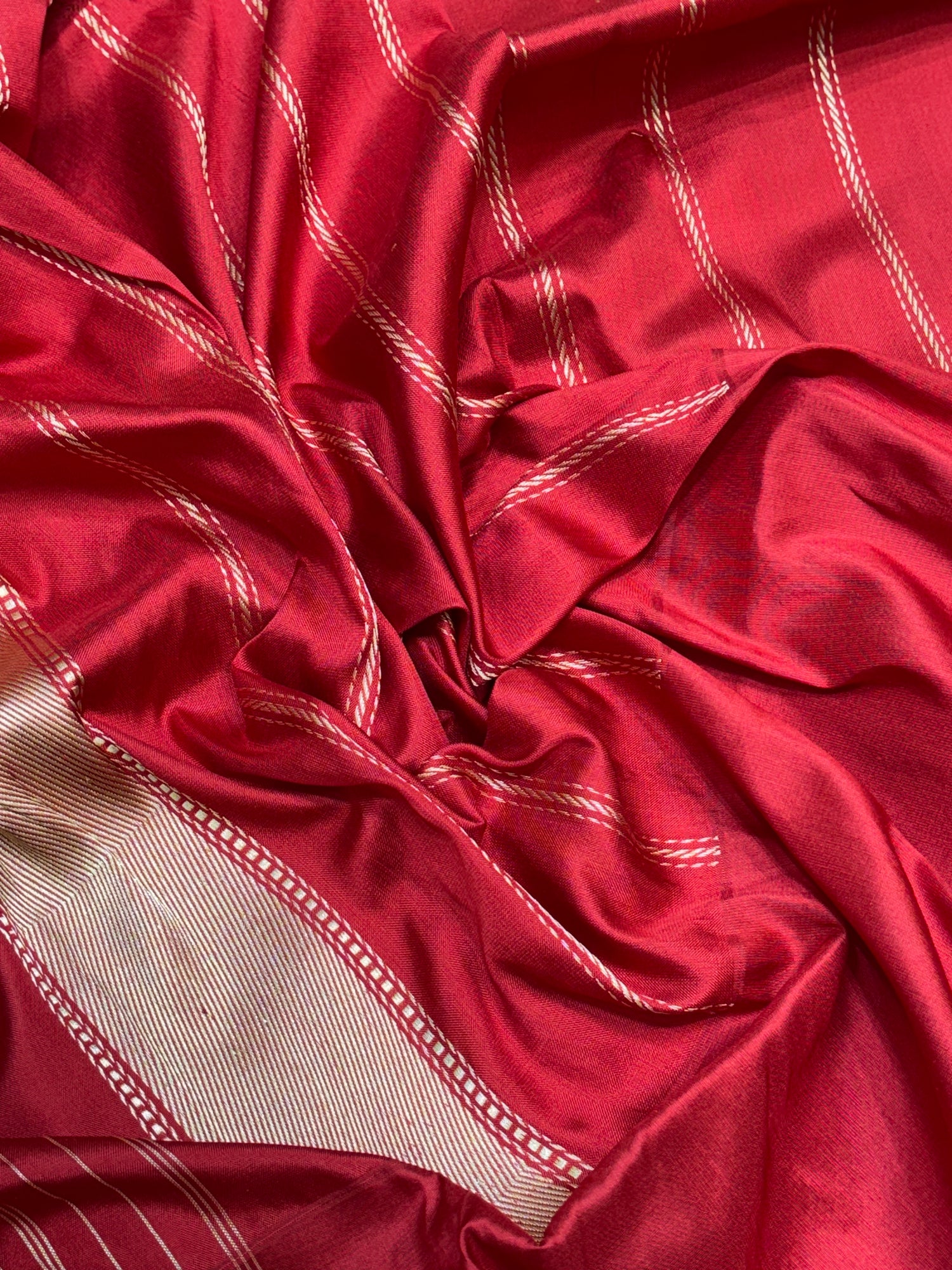 Pink Tissue Banarasi Silk Handwoven Saree