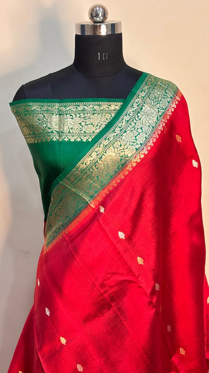Red Mango Banarasi Silk Handwoven Saree