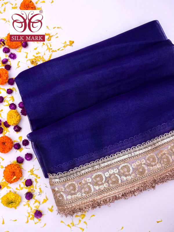 Banarasi Pure Tissue Silk Saree with Brocade Blouse