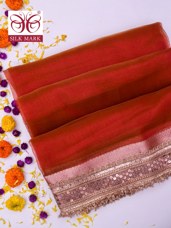 Banarasi Pure Tissue Silk Saree with Brocade Blouse