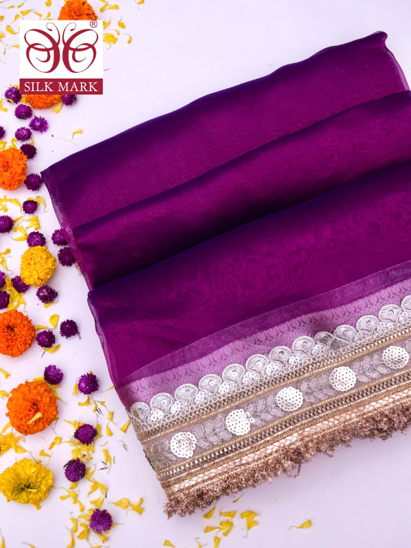Banarasi Pure Tissue Silk Saree with Brocade Blouse By Kalakari 