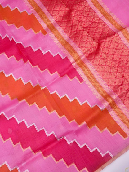 Handloom Banarasi Pure Kora Organza Saree