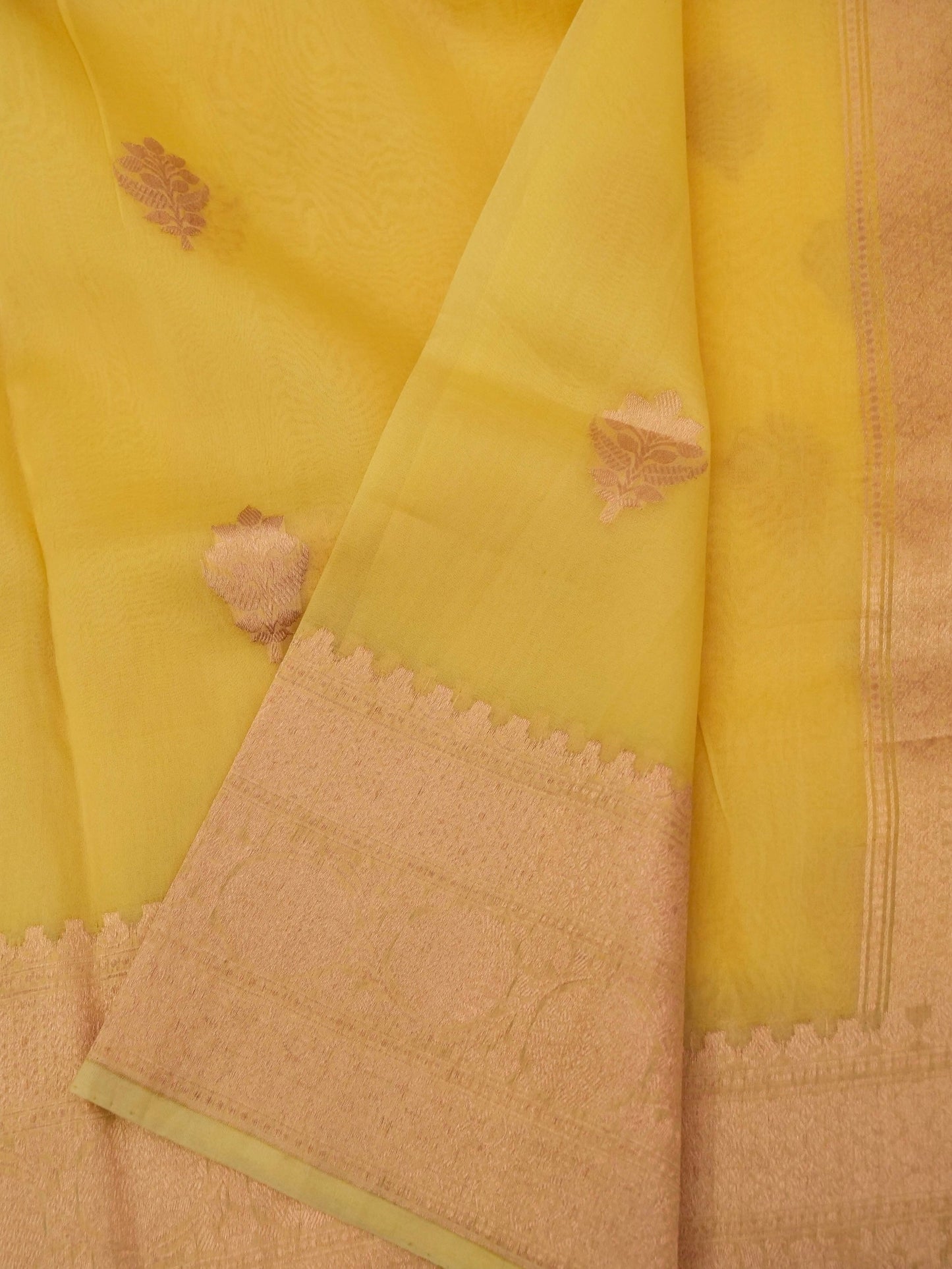 Handloom Banarasi Pure Kora Organza Saree