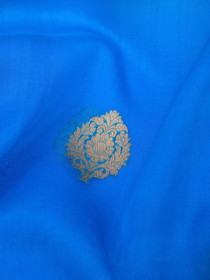 Handloom Banarasi Pure Kora Organza Saree