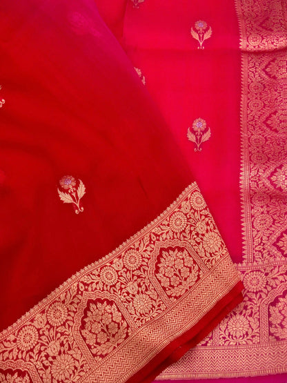 Handloom Banarasi Pure Kora Organza Saree