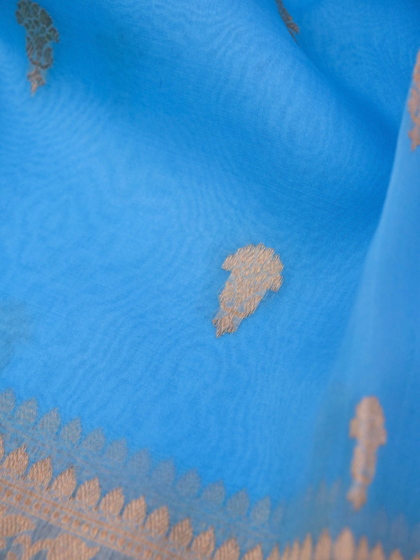 Handloom Banarasi Pure Kora Organza Saree