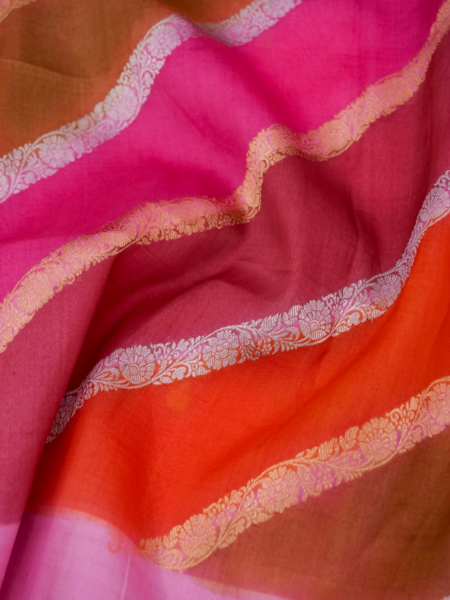 Handloom Banarasi Pure Kora Organza Saree