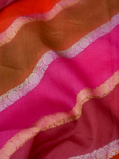 Handloom Banarasi Pure Kora Organza Saree