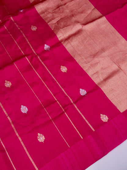 Pure Banarasi Mango Katan Silk Saree - Silk Mark Certified