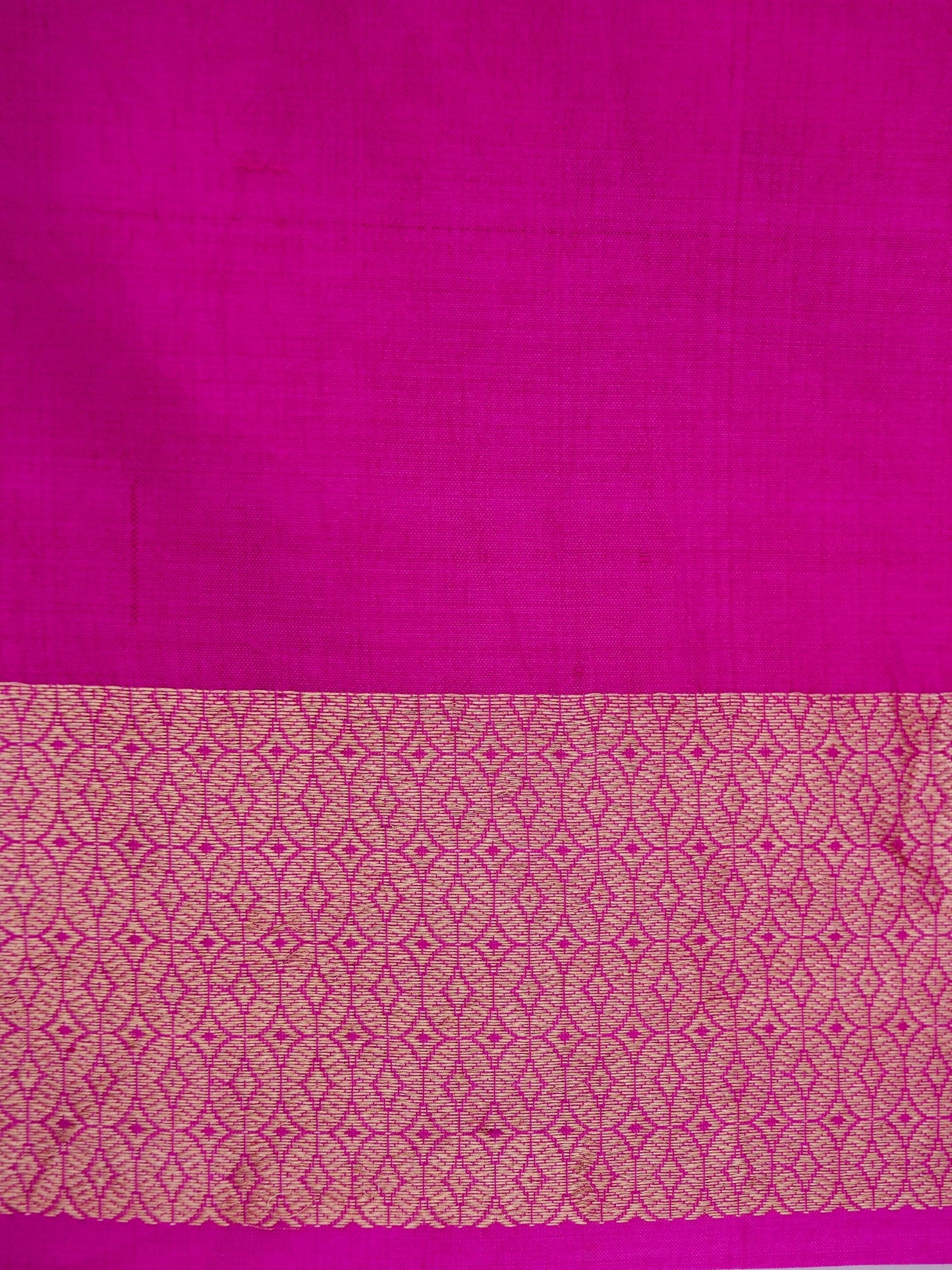 Pure Pink Banarasi Mango Katan Silk Saree with Kadhwa Buti