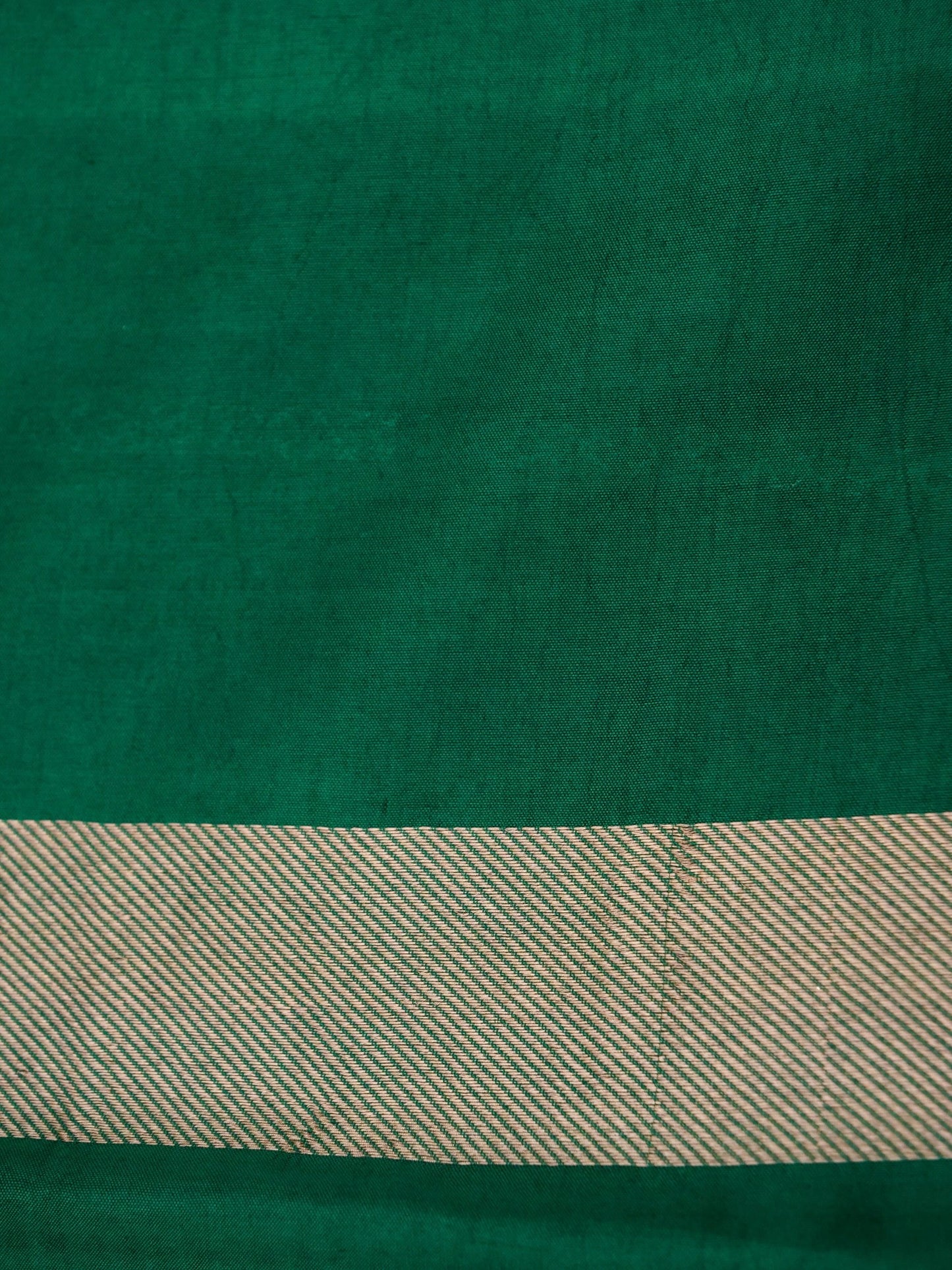 Pure Green Banarasi R Mango Katan Silk Saree with Kadhwa Buti