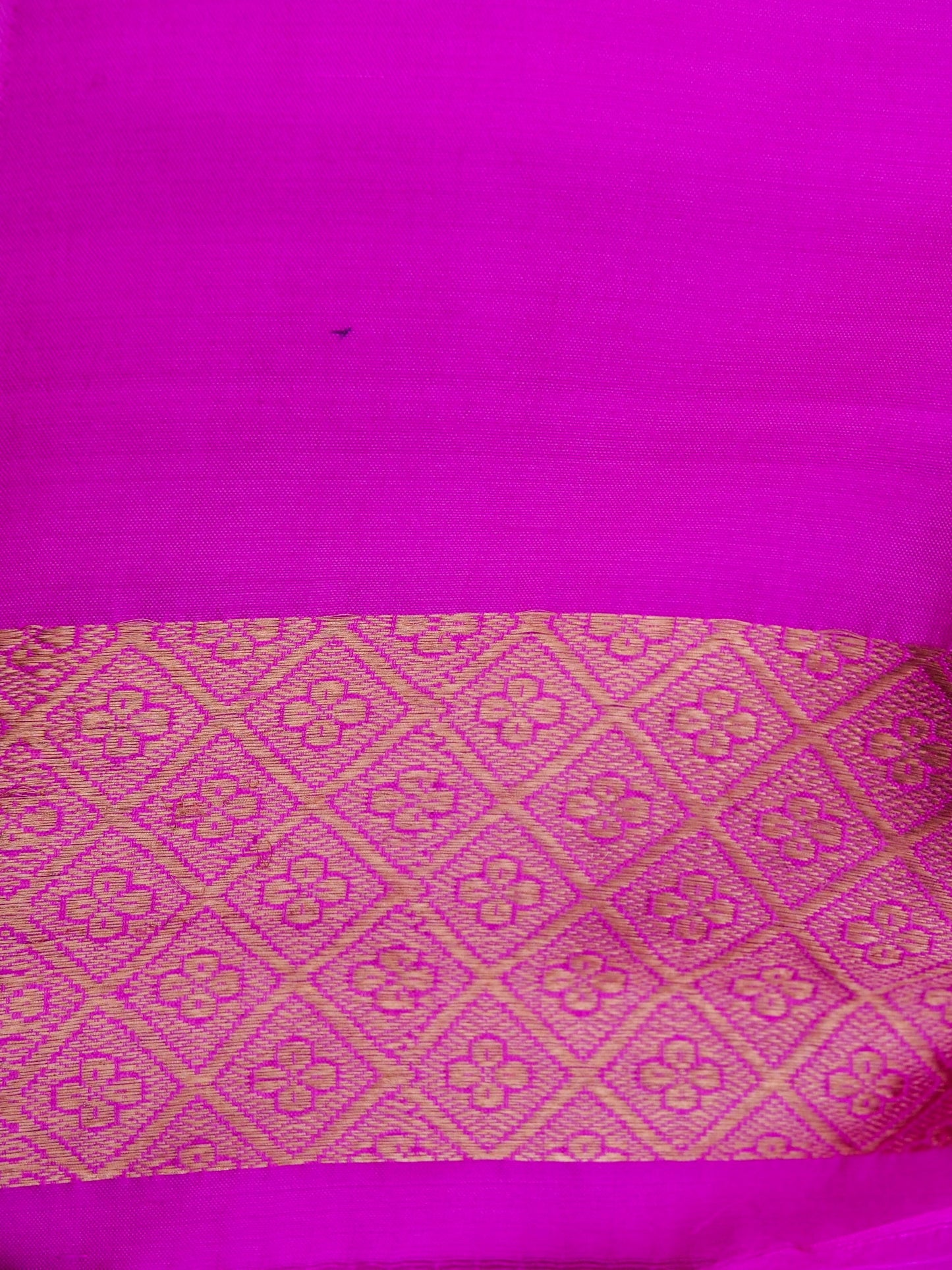 Pure Pink Banarasi Mango Katan Silk Saree with Kadhwa Buti Work