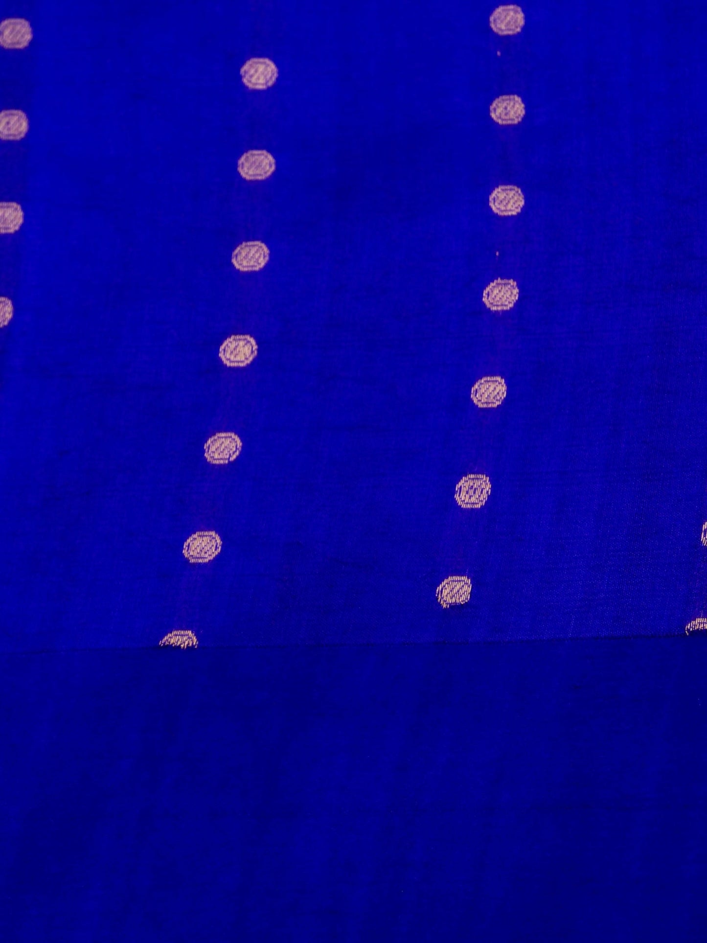 Pure Blue Banarasi Mango Katan Silk Saree with Kadhwa Buti Work