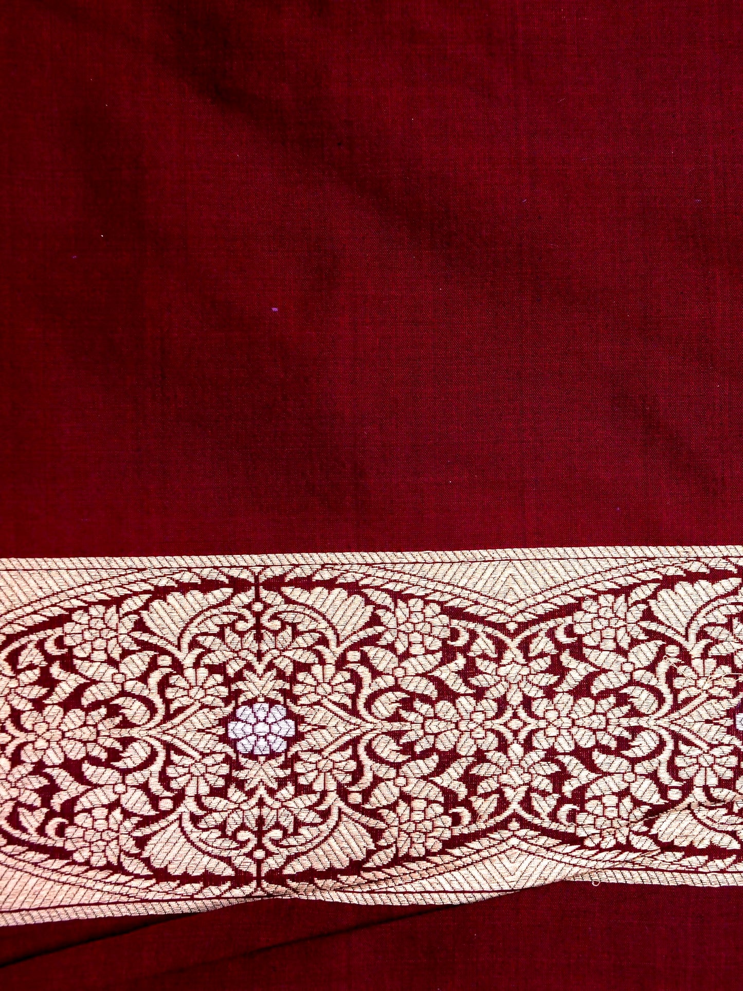 Pure Katan Silk Banarasi with All over Jaal Weaving