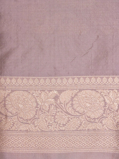 Pure Katan Silk Banarasi with All over Jaal Weaving