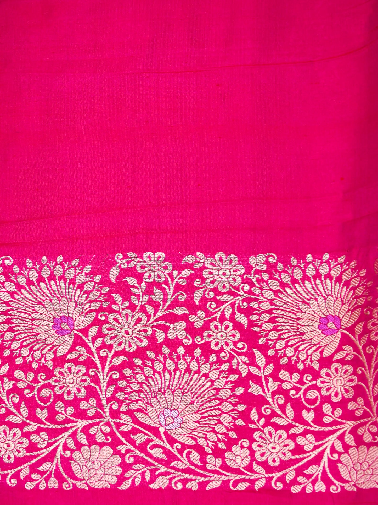 Pure Katan Silk Banarasi saree With All Over Jaal Weaving