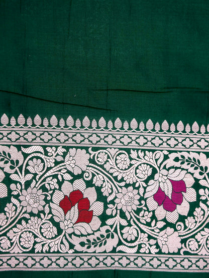 Pure Katan Silk Banarasi with All over Jaal Weaving