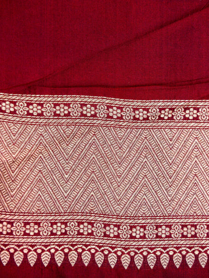 Pure Katan Silk Banarasi with All over Jaal Weaving