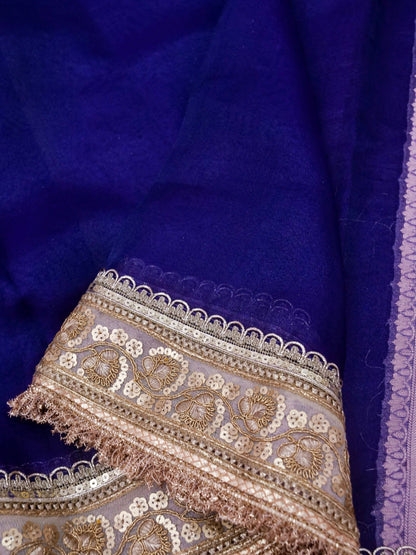 Banarasi Pure Tissue Silk Saree with Brocade Blouse