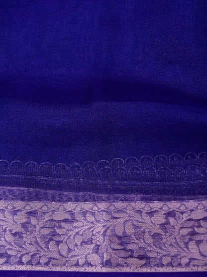 Banarasi Pure Tissue Silk Saree with Brocade Blouse