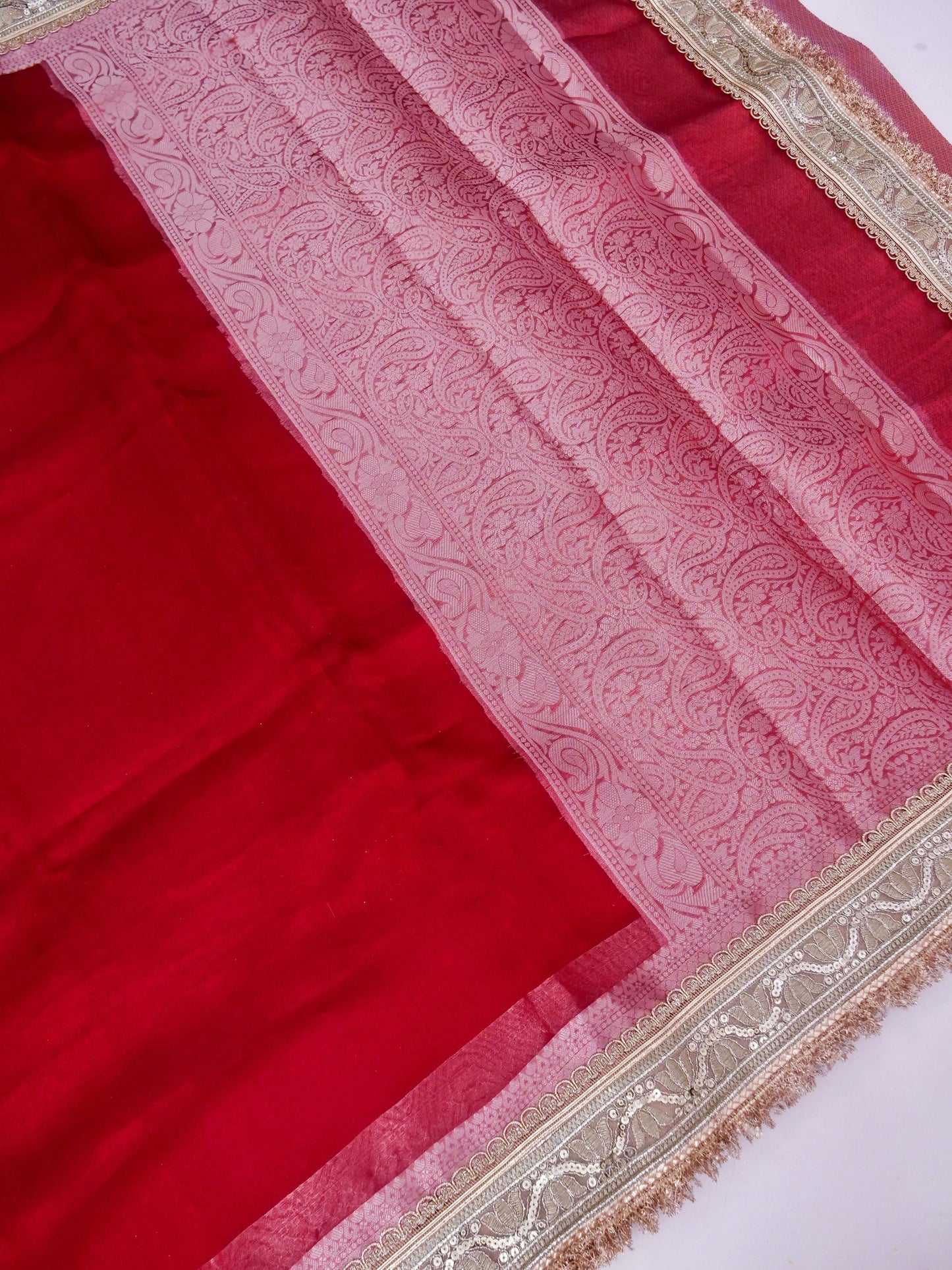 Banarasi Pure Tissue Silk Saree with Brocade Blouse