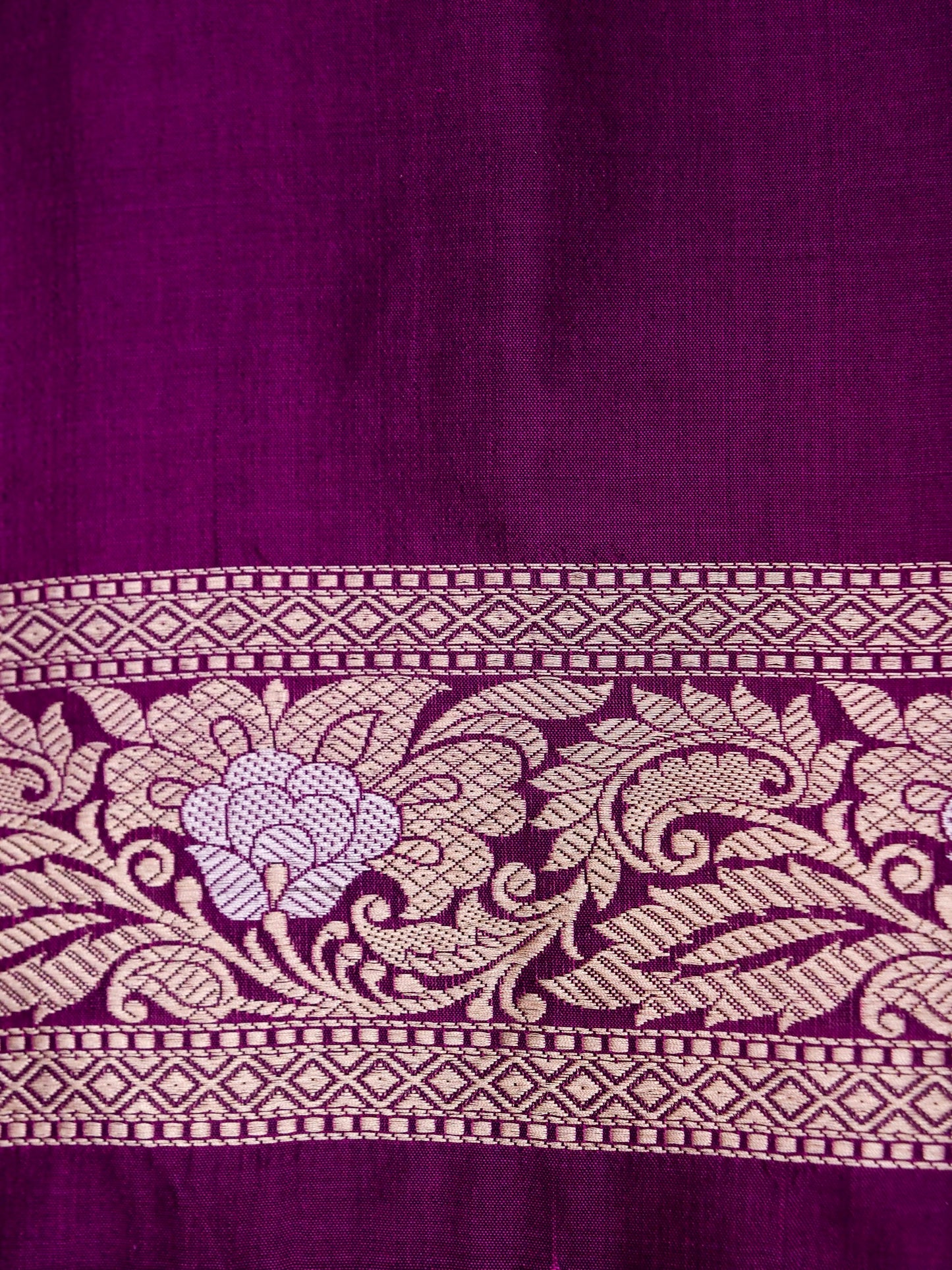 Pure Katan Silk Banarasi Saree  All Over Jaal Weaving