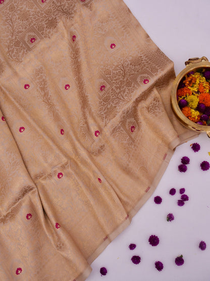 Banarasi pure katan silk Meenakari Brocade saree