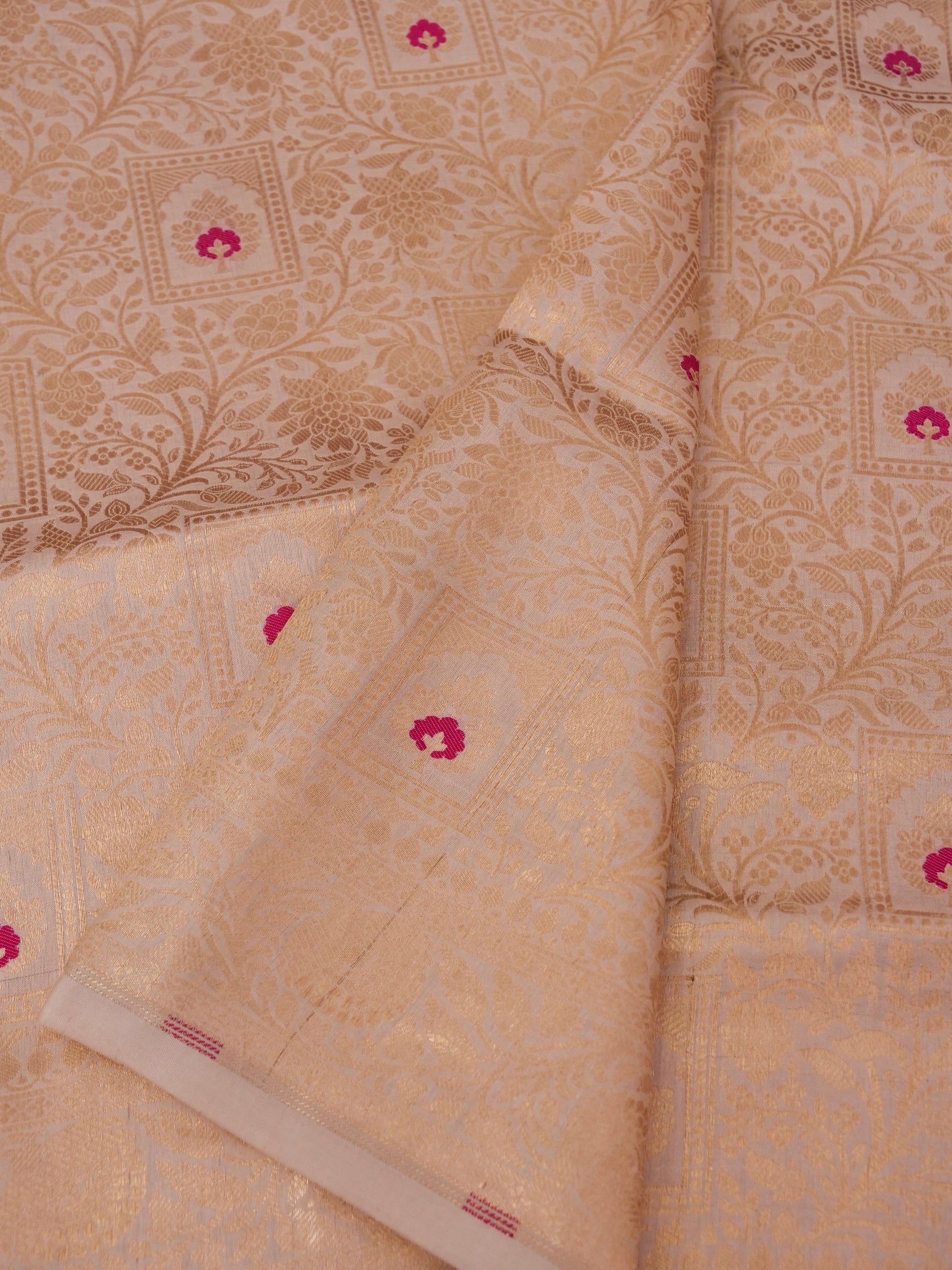 Banarasi pure katan silk Meenakari Brocade saree