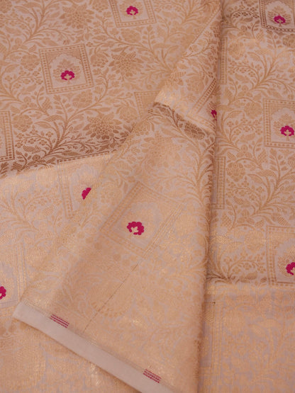 Banarasi pure katan silk Meenakari Brocade saree