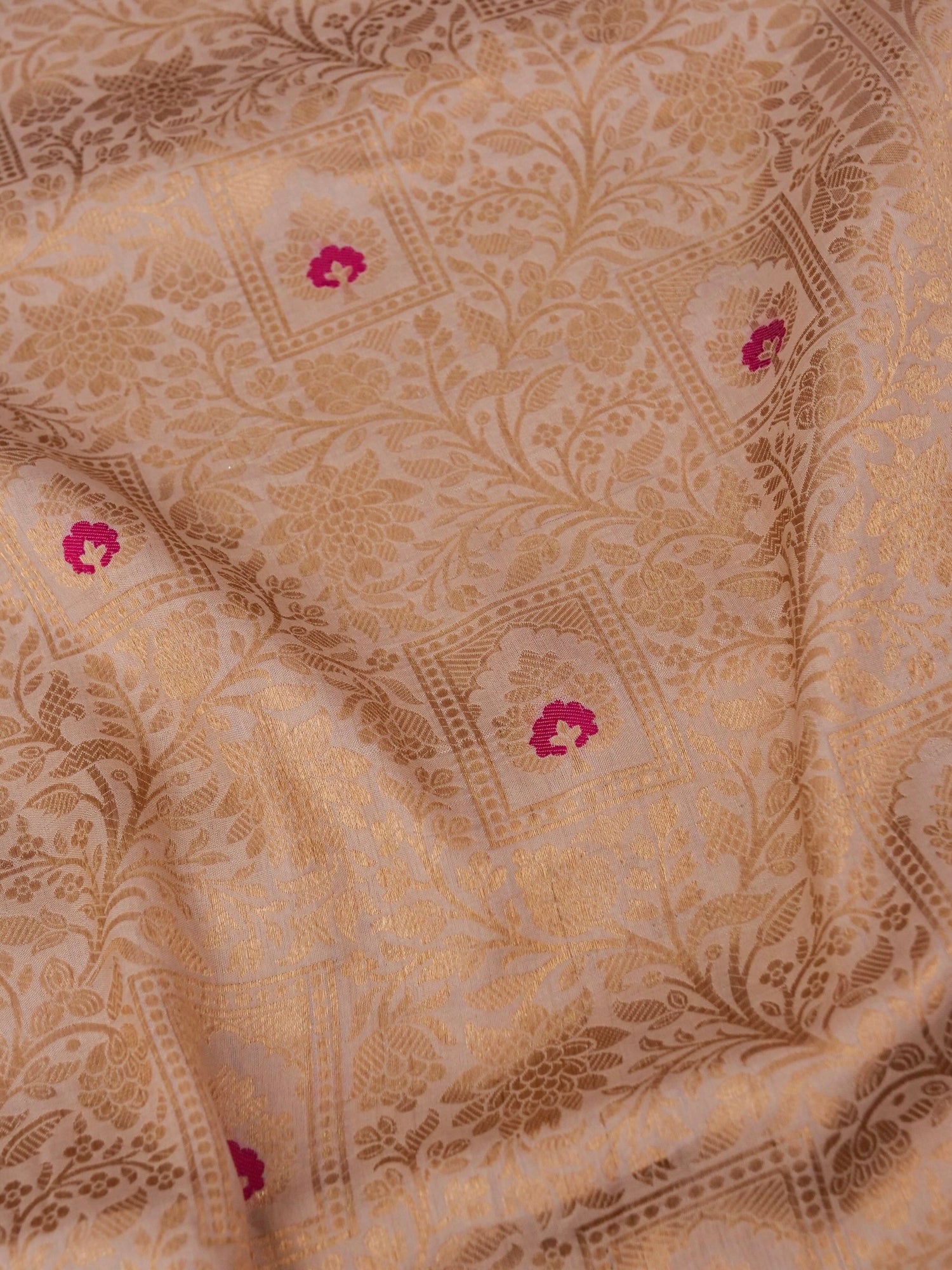 Banarasi pure katan silk Meenakari Brocade saree