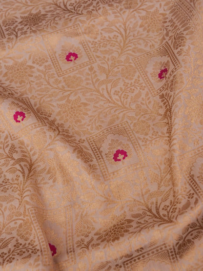 Banarasi pure katan silk Meenakari Brocade saree