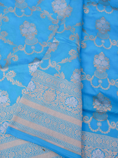 Pure Katan Silk Banarasi Saree  All Over Jaal Weaving