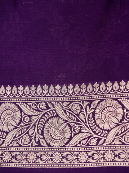 Pure Katan Silk Banarasi Saree  All Over Jaal Weaving