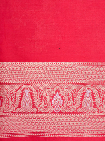 Pure Katan Silk Banarasi Saree  All Over Jaal Weaving