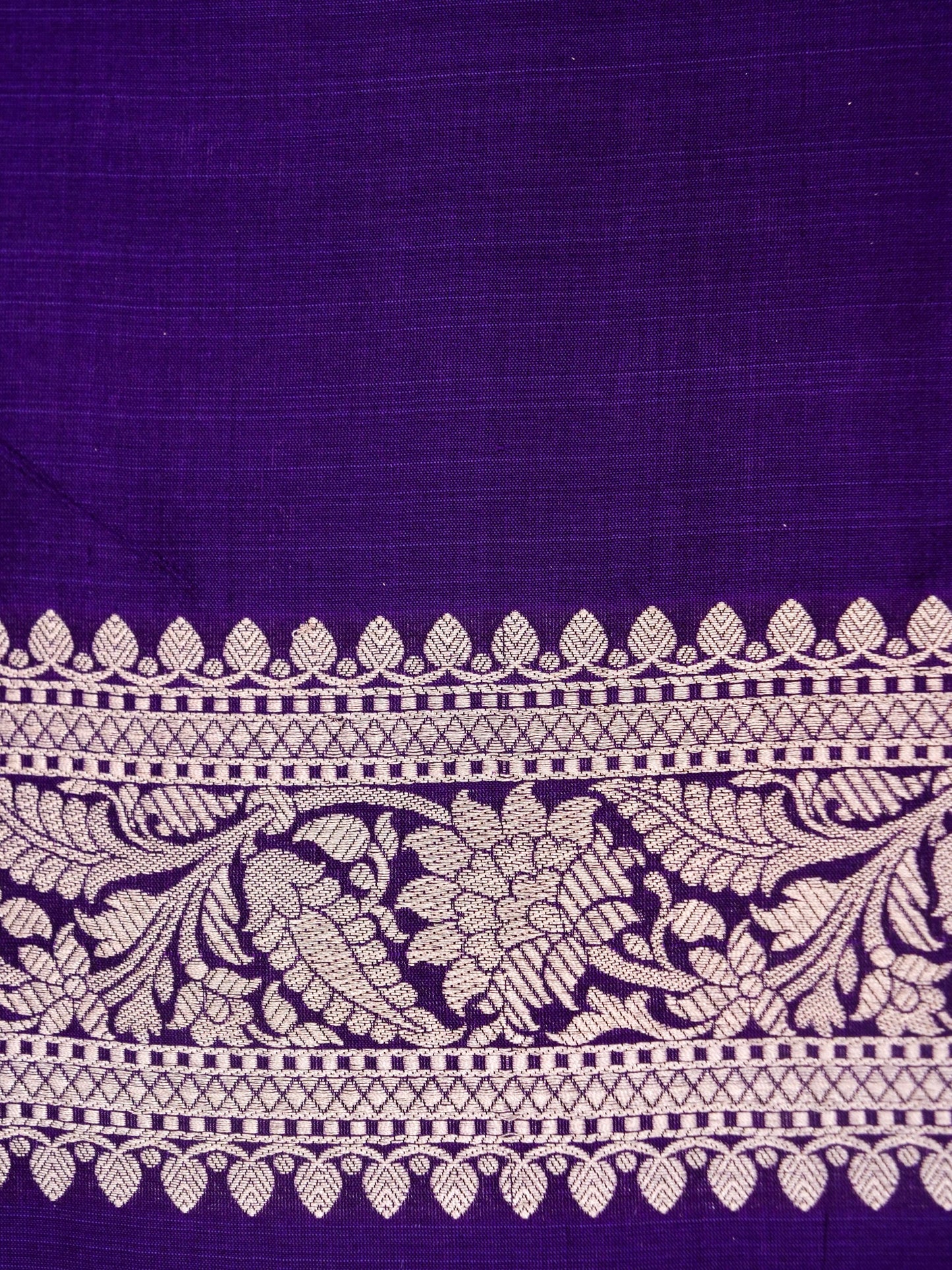 Pure Katan Silk Banarasi Saree  All Over Jaal Weaving