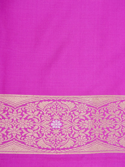 Pure Katan Silk Banarasi Saree  All Over Jaal Weaving