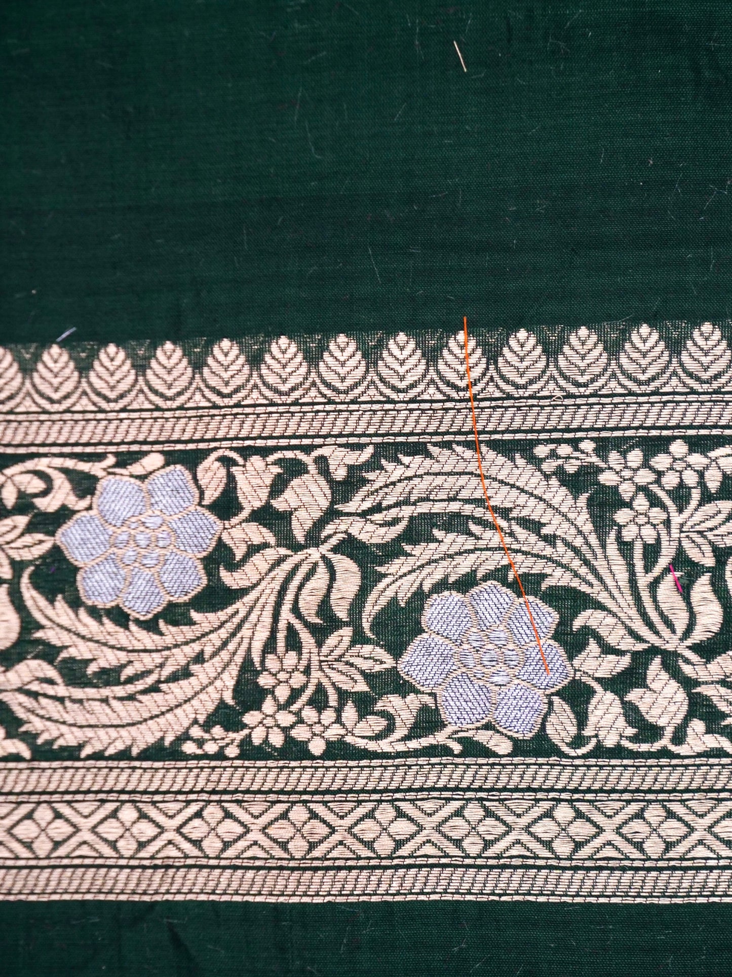 Pure Katan Silk Banarasi Saree  All Over Jaal Weaving