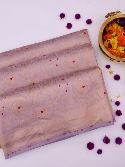Banarasi pure katan silk Meenakari Brocade saree