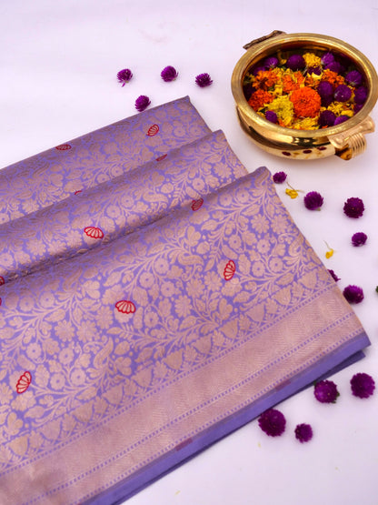 Banarasi pure katan silk Meenakari Brocade saree
