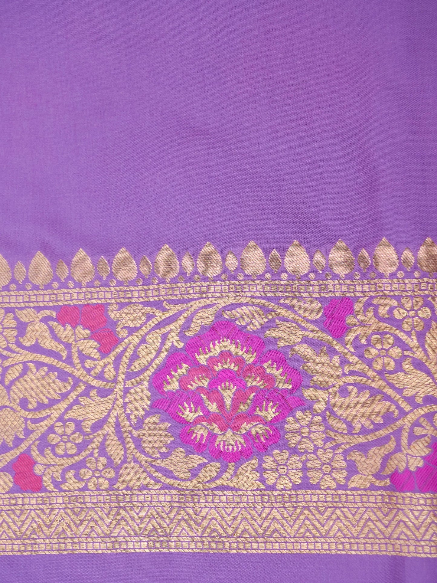 Handloom Banarasi Jangla Pure Katan Silk Saree