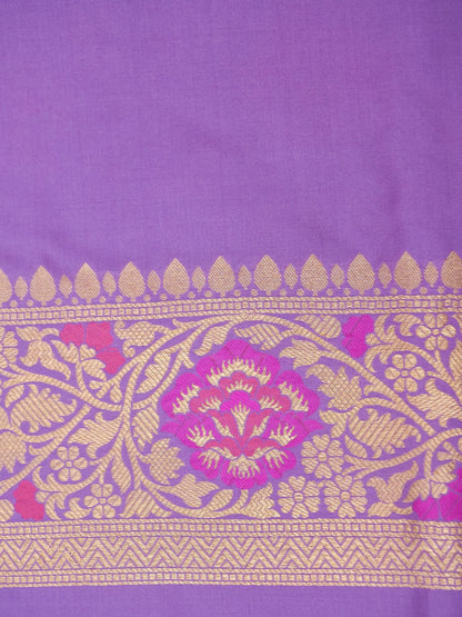 Handloom Banarasi Jangla Pure Katan Silk Saree