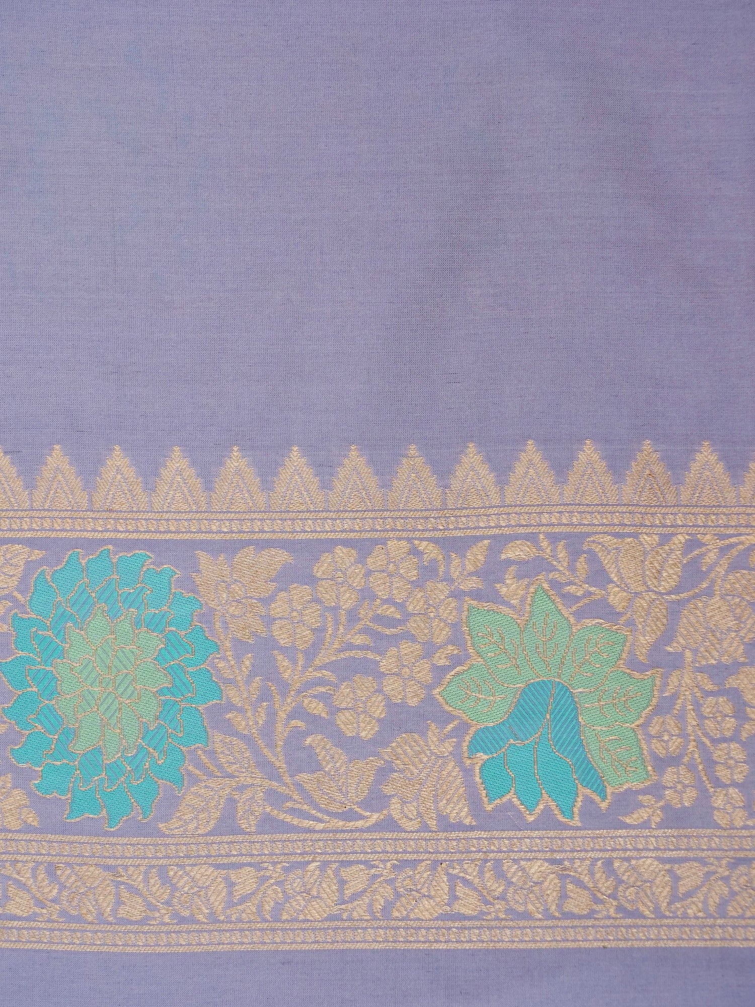 Handloom Banarasi Jangla Pure Katan Silk Saree