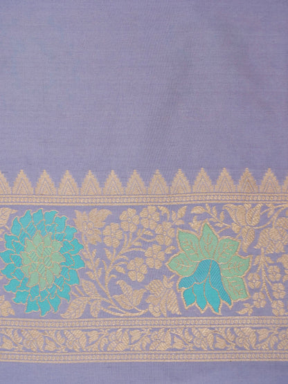 Handloom Banarasi Jangla Pure Katan Silk Saree