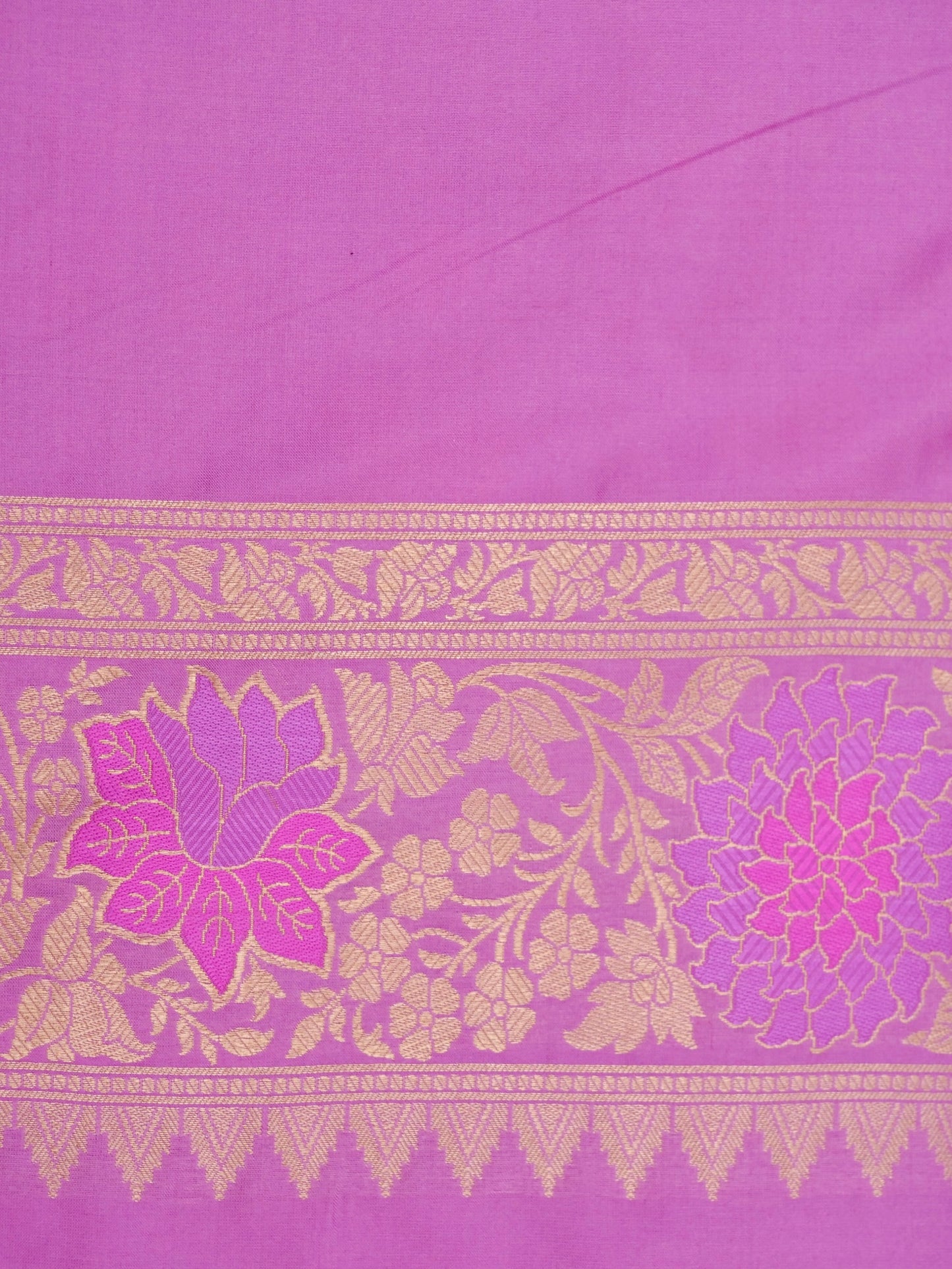 Handloom Jangla Banarasi Pure Katan Silk Saree