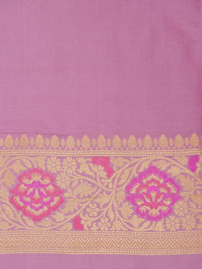 Handloom Jangla Banarasi Pure Katan Silk Saree