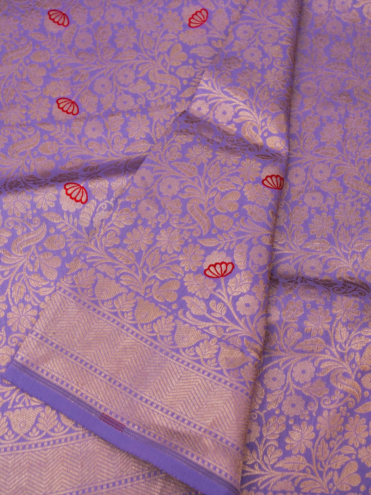 Banarasi pure katan silk Meenakari Brocade saree
