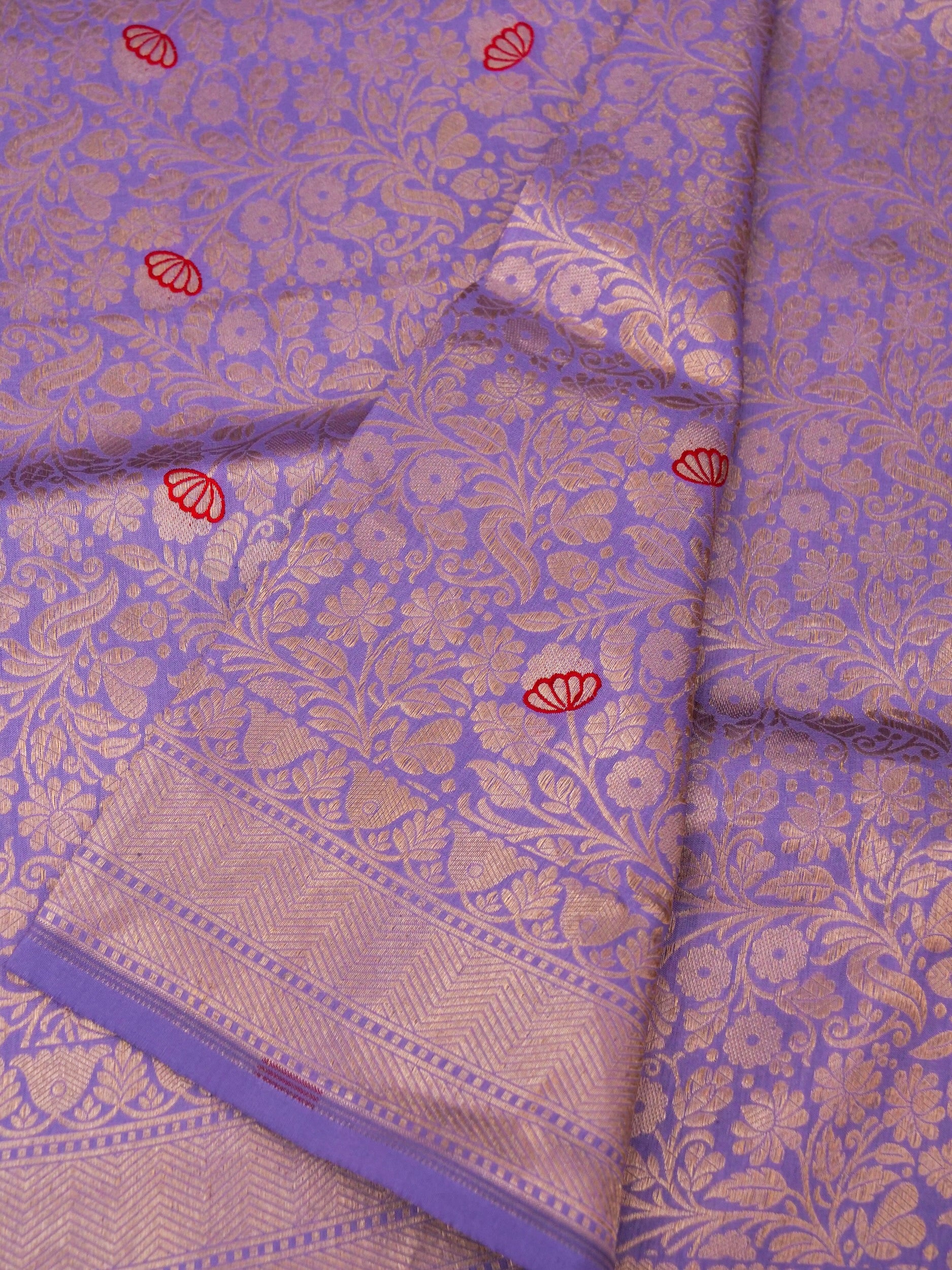 Banarasi pure katan silk Meenakari Brocade saree